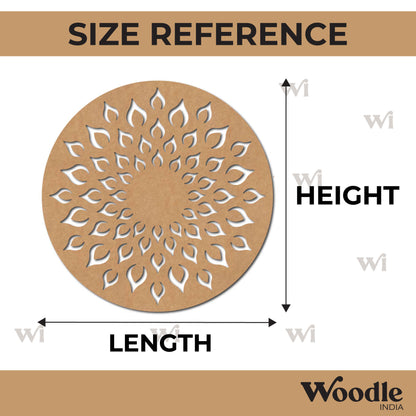Mandala Base Cutout MDF Design 10