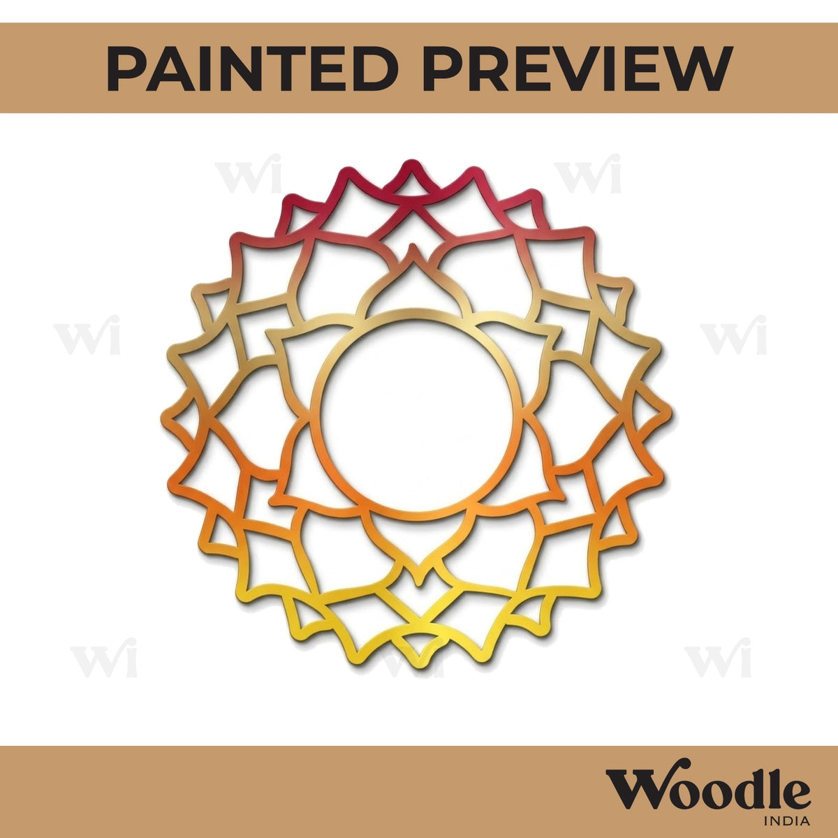 Mandala Cutout MDF Design 1
