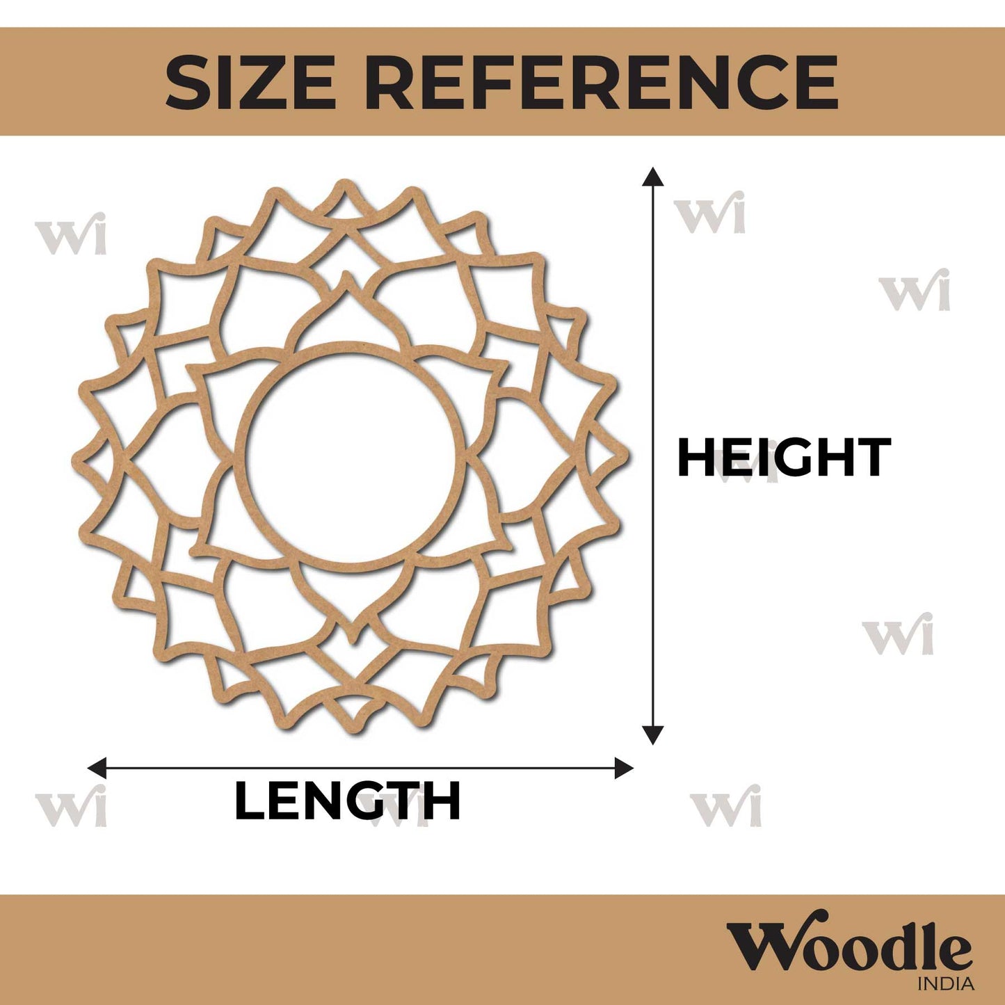 Mandala Cutout MDF Design 1