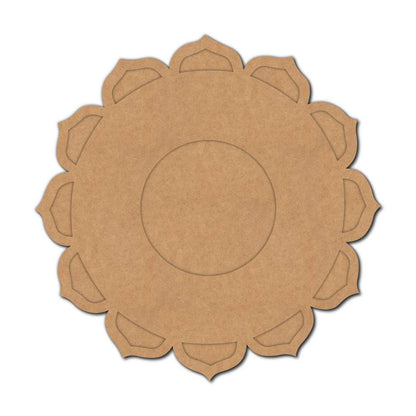 Mandala Diya Tealight Holder MDF Design 1