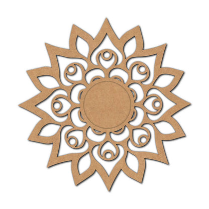 Mandala Diya Tealight Holder MDF Design 10