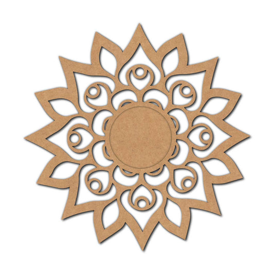 Mandala Diya Tealight Holder MDF Design 10