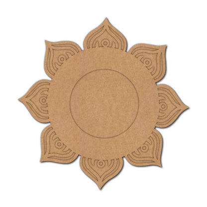 Mandala Diya Tealight Holder MDF Design 11