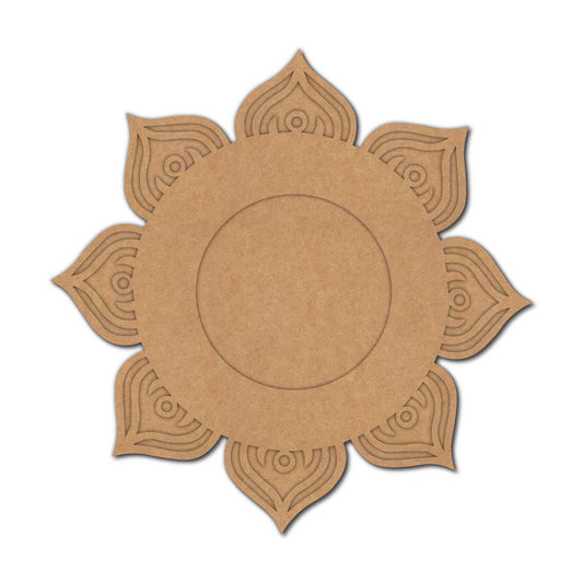 Mandala Diya Tealight Holder MDF Design 11
