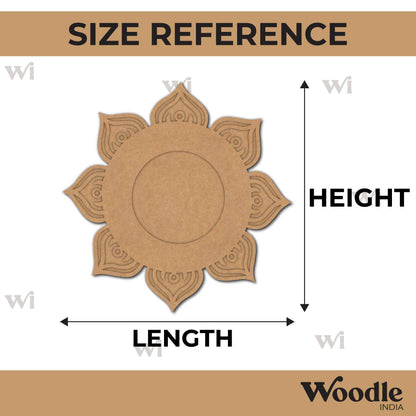 Mandala Diya Tealight Holder MDF Design 11