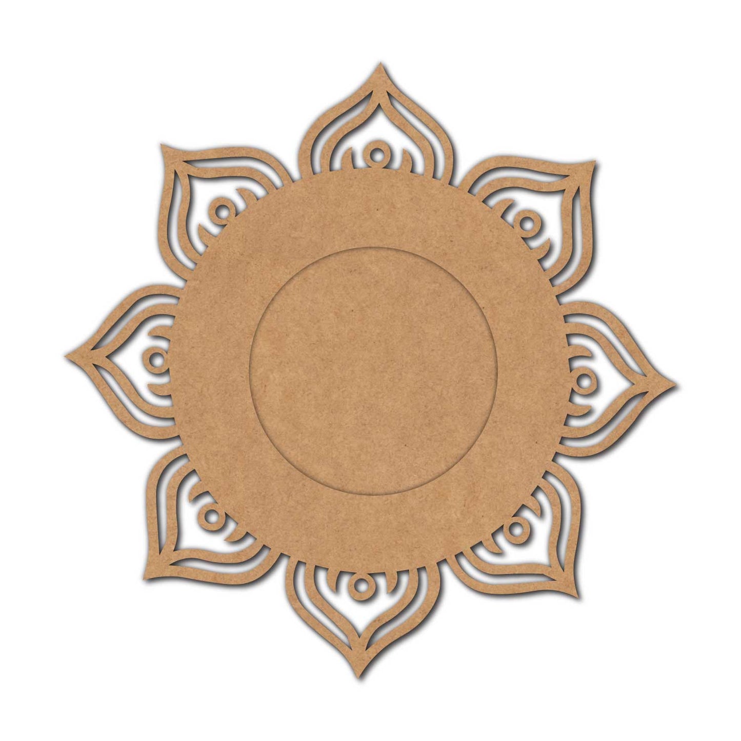 Mandala Diya Tealight Holder MDF Design 12