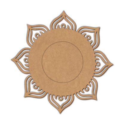 Mandala Diya Tealight Holder MDF Design 12