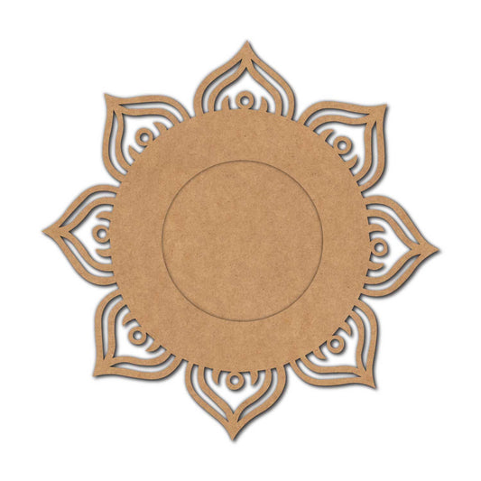 Mandala Diya Tealight Holder MDF Design 12