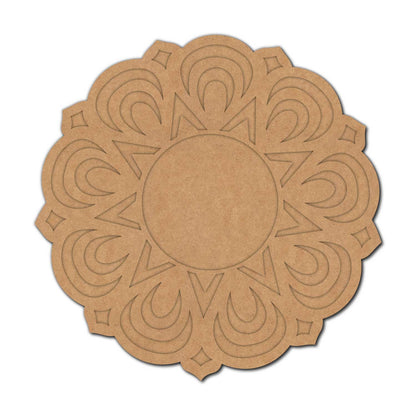 Mandala Diya Tealight Holder MDF Design 13