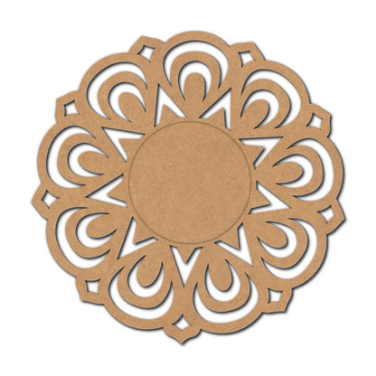 Mandala Diya Tealight Holder MDF Design 14
