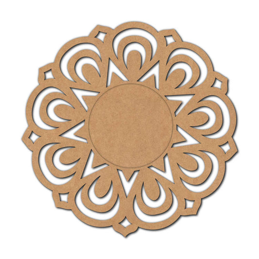 Mandala Diya Tealight Holder MDF Design 14