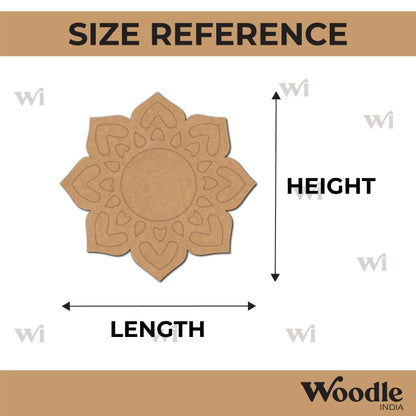 Mandala Diya Tealight Holder MDF Design 16
