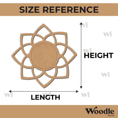 Mandala Diya Tealight Holder MDF Design 17