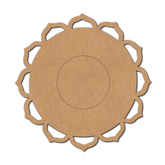 Mandala Diya Tealight Holder MDF Design 2