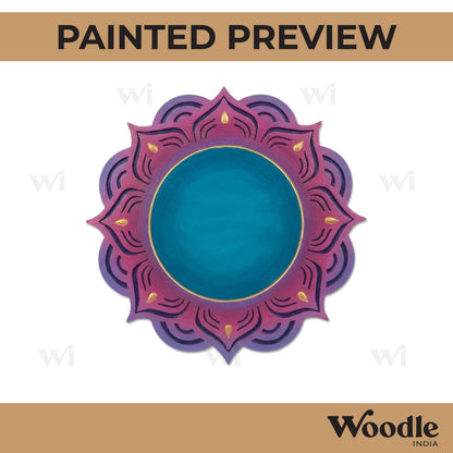 Mandala Diya Tealight Holder MDF Design 22