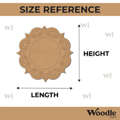 Mandala Diya Tealight Holder MDF Design 22