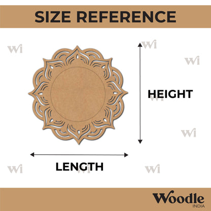 Mandala Diya Tealight Holder MDF Design 23