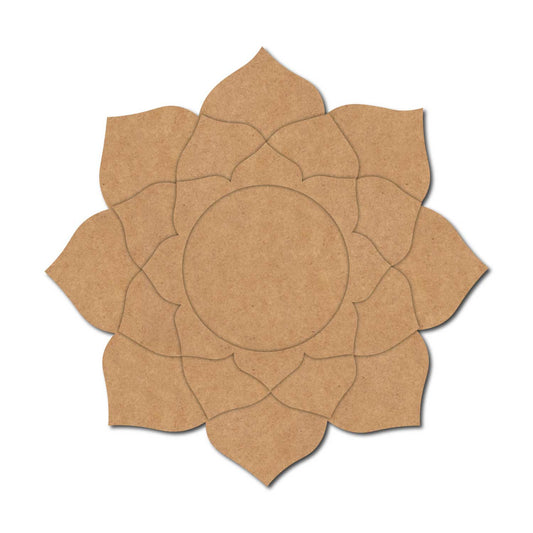 Mandala Diya Tealight Holder MDF Design 24