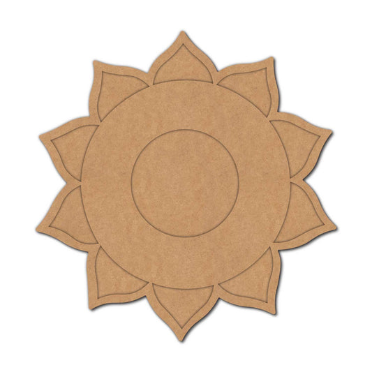 Mandala Diya Tealight Holder MDF Design 25