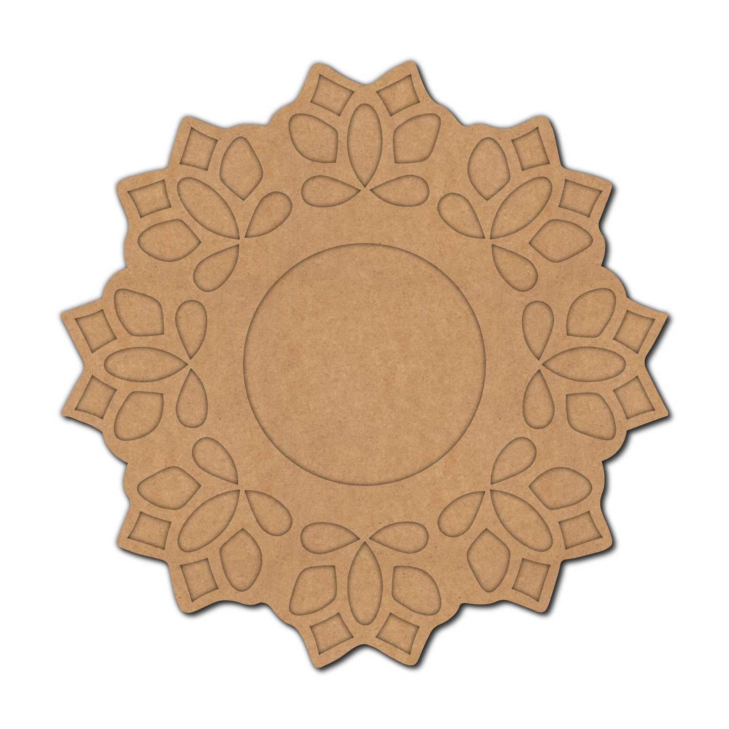 Mandala Diya Tealight Holder MDF Design 27