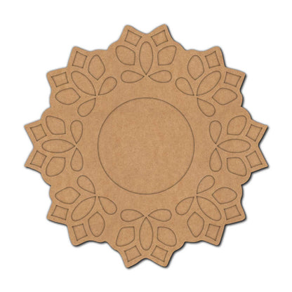 Mandala Diya Tealight Holder MDF Design 27
