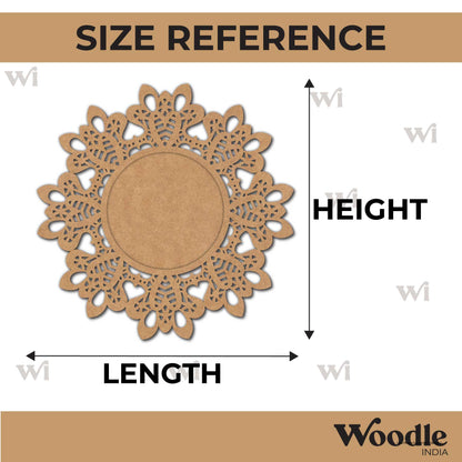 Mandala Diya Tealight Holder MDF Design 28