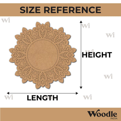 Mandala Diya Tealight Holder MDF Design 29