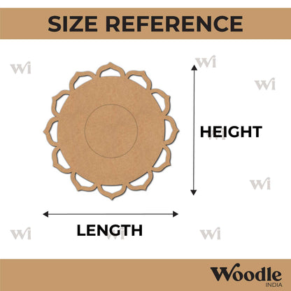 Mandala Diya Tealight Holder MDF Design 2
