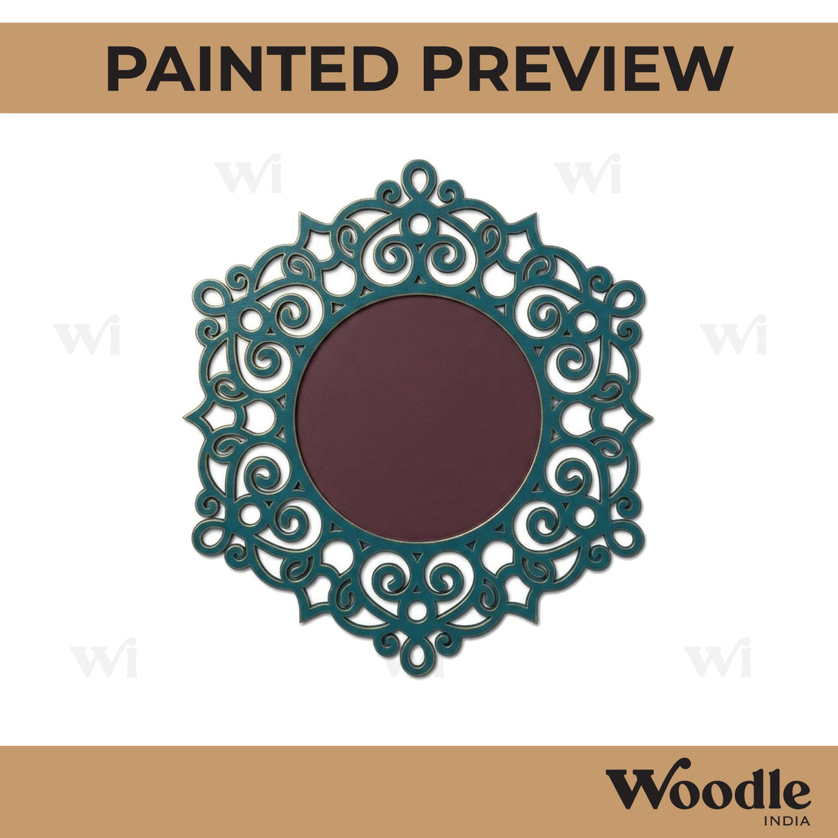 Mandala Diya Tealight Holder MDF Design 31