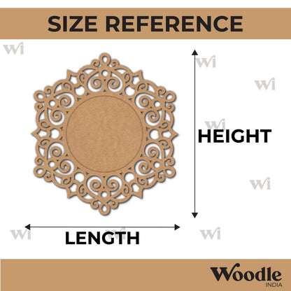 Mandala Diya Tealight Holder MDF Design 31