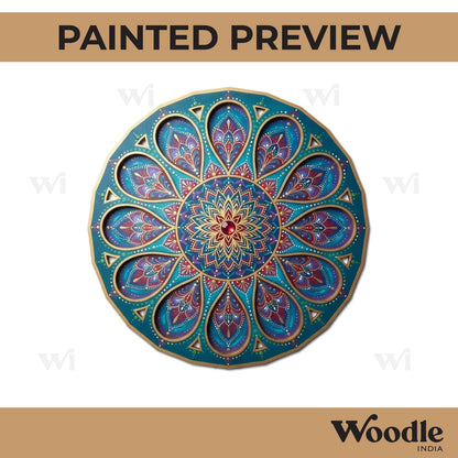 Mandala Diya Tealight Holder MDF Design 32