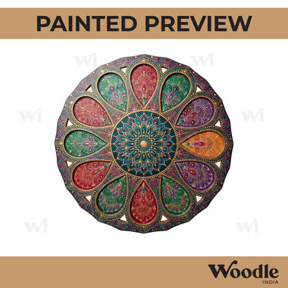 Mandala Diya Tealight Holder MDF Design 33