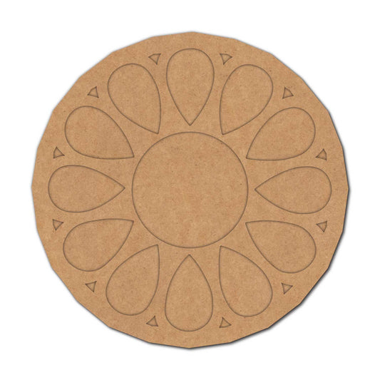 Mandala Diya Tealight Holder MDF Design 33