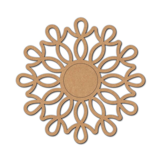 Mandala Diya Tealight Holder MDF Design 34