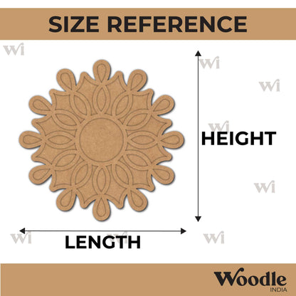 Mandala Diya Tealight Holder MDF Design 35