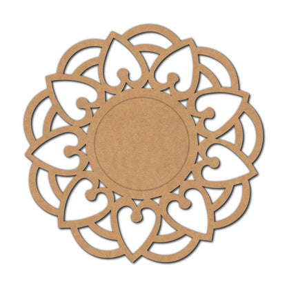 Mandala Diya Tealight Holder MDF Design 4