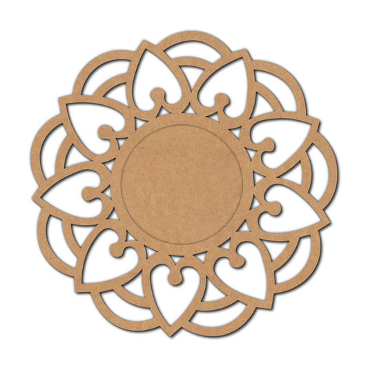 Mandala Diya Tealight Holder MDF Design 4
