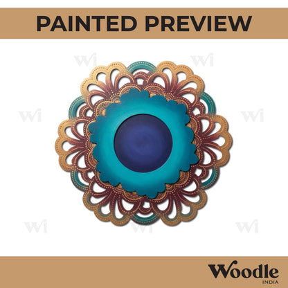 Mandala Diya Tealight Holder MDF Design 5