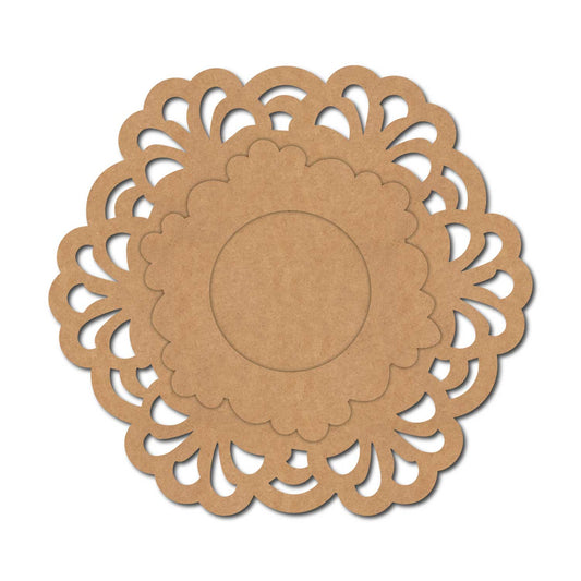 Mandala Diya Tealight Holder MDF Design 5
