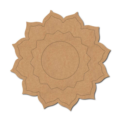Mandala Diya Tealight Holder MDF Design 7