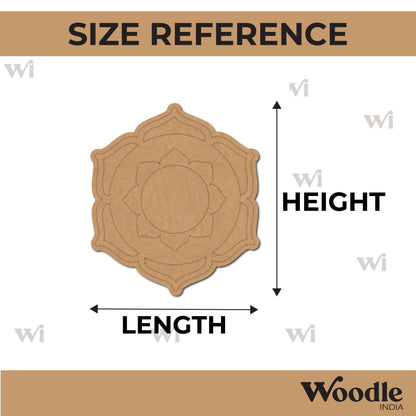 Mandala Diya Tealight Holder MDF Design 8