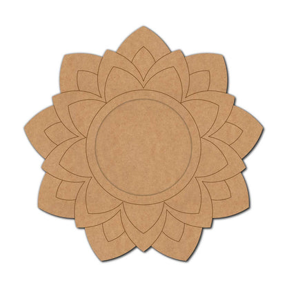 Mandala Diya Tealight Holder Pre Marked MDF Design 18