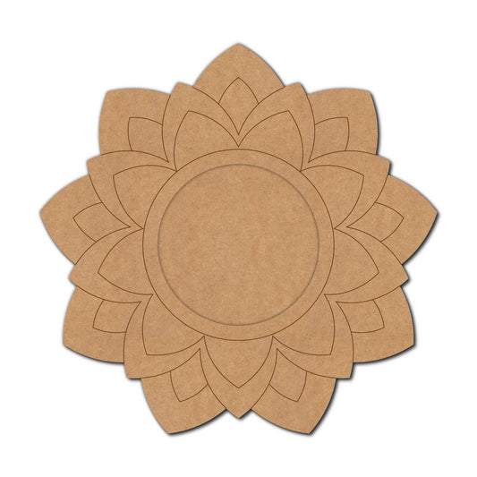 Mandala Diya Tealight Holder Pre Marked MDF Design 18