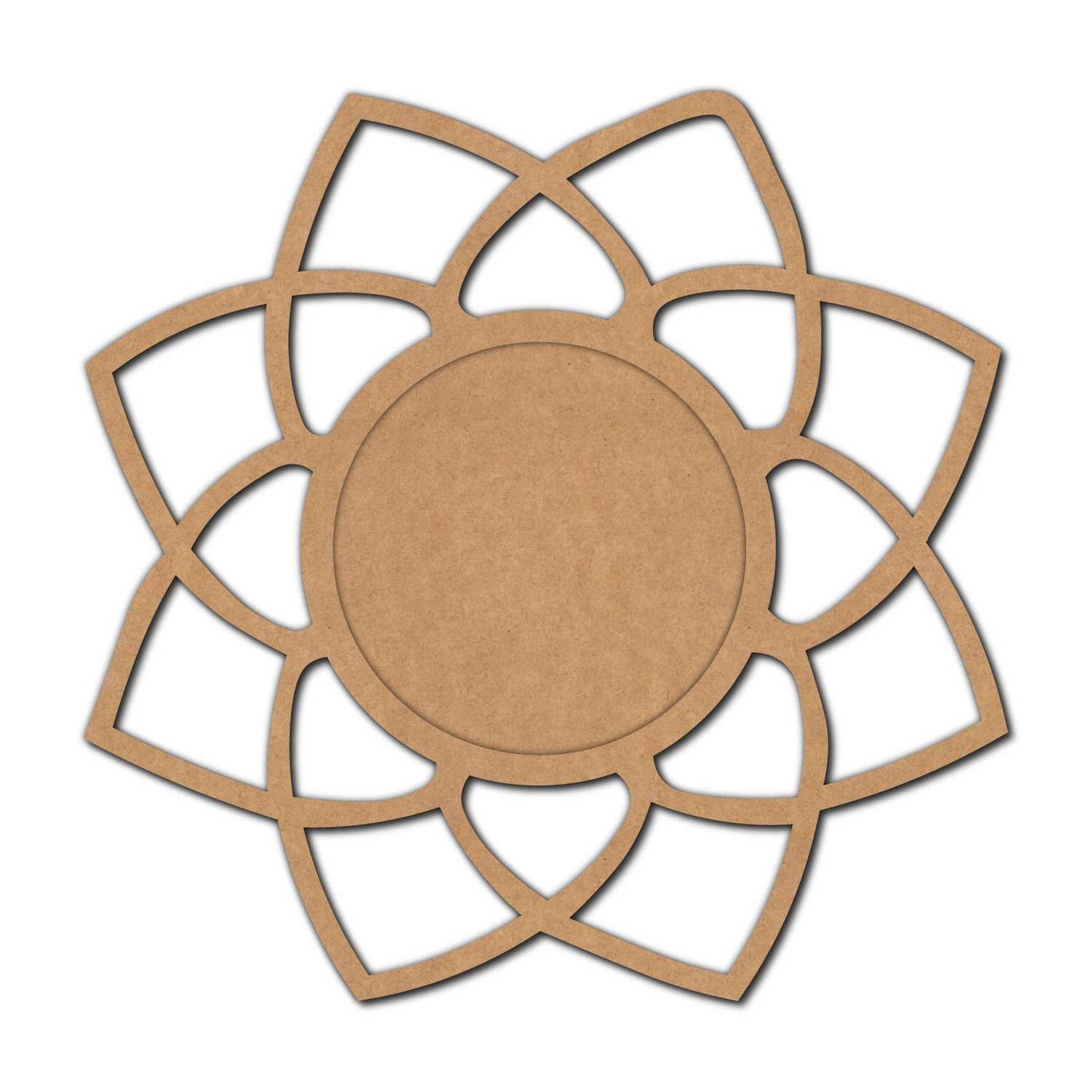 Mandala Diya Tealight Holder Pre Marked MDF Design 19