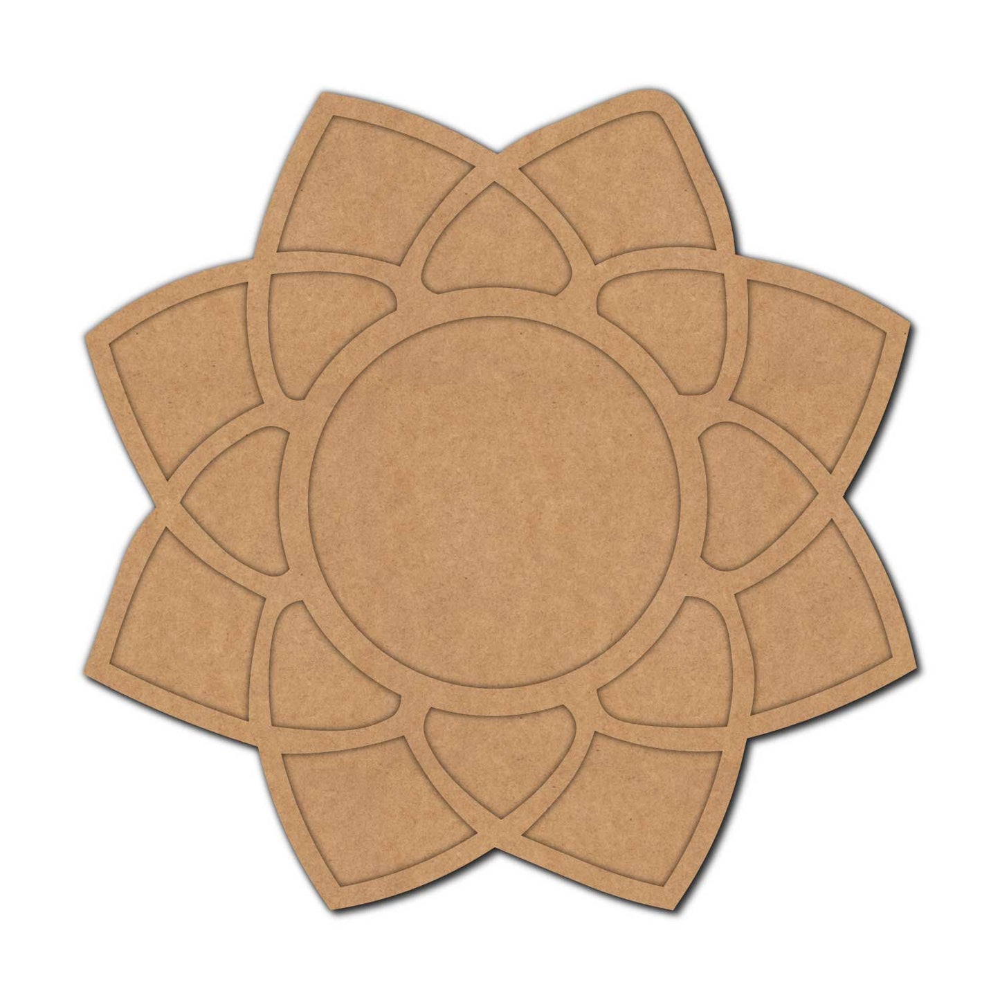 Mandala Diya Tealight Holder Pre Marked MDF Design 20