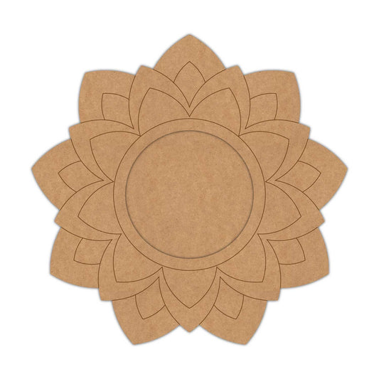 Mandala Diya Tealight Holder Pre Marked MDF Design 21