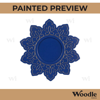 Mandala Diya Tealight Holder Pre Marked MDF Design 31