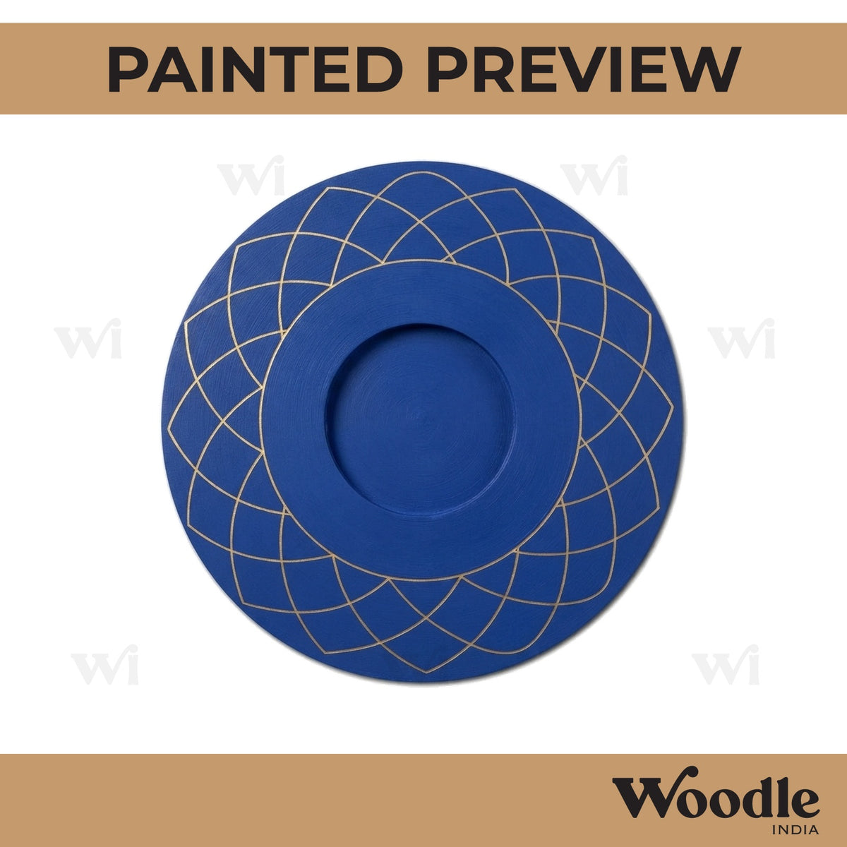 Mandala Diya Tealight Holder Pre Marked MDF Design 35