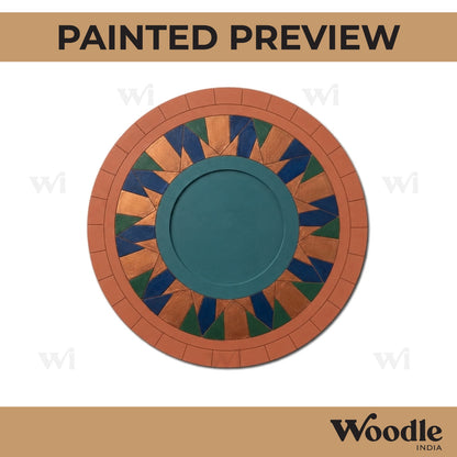 Mandala Diya Tealight Holder Pre Marked MDF Design 37