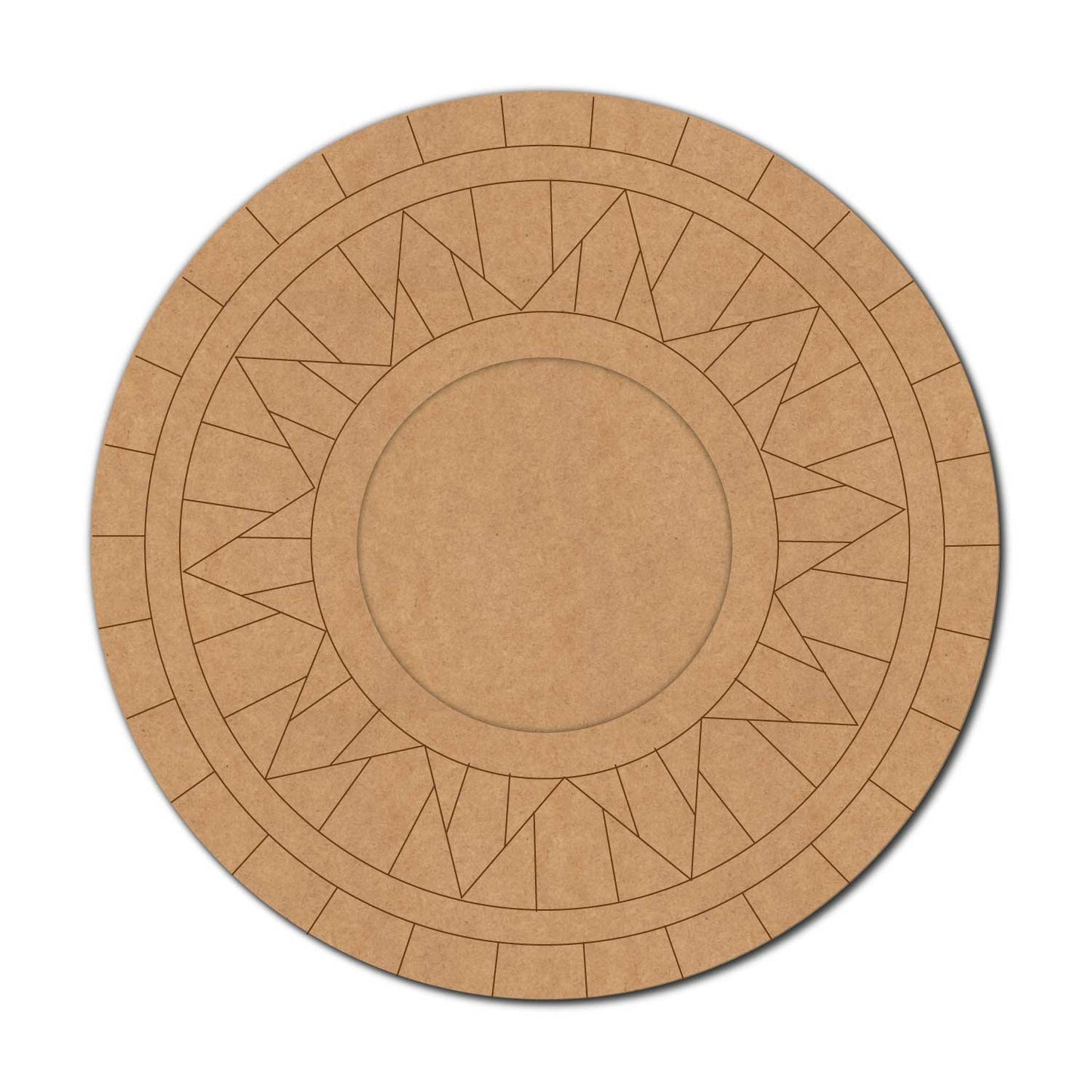 Mandala Diya Tealight Holder Pre Marked MDF Design 37